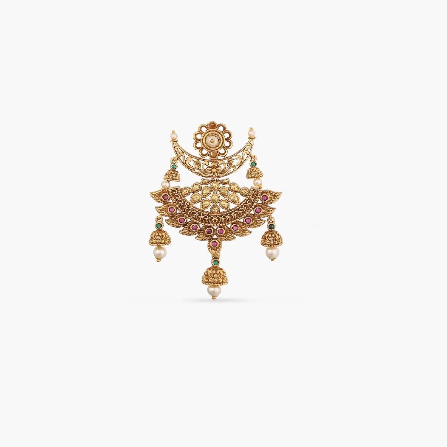 Azba Peacock Antique Pendant