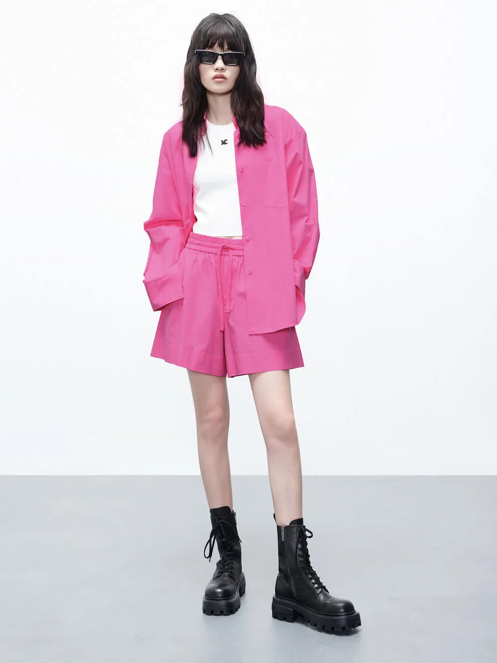 Drawstring Detail Shorts