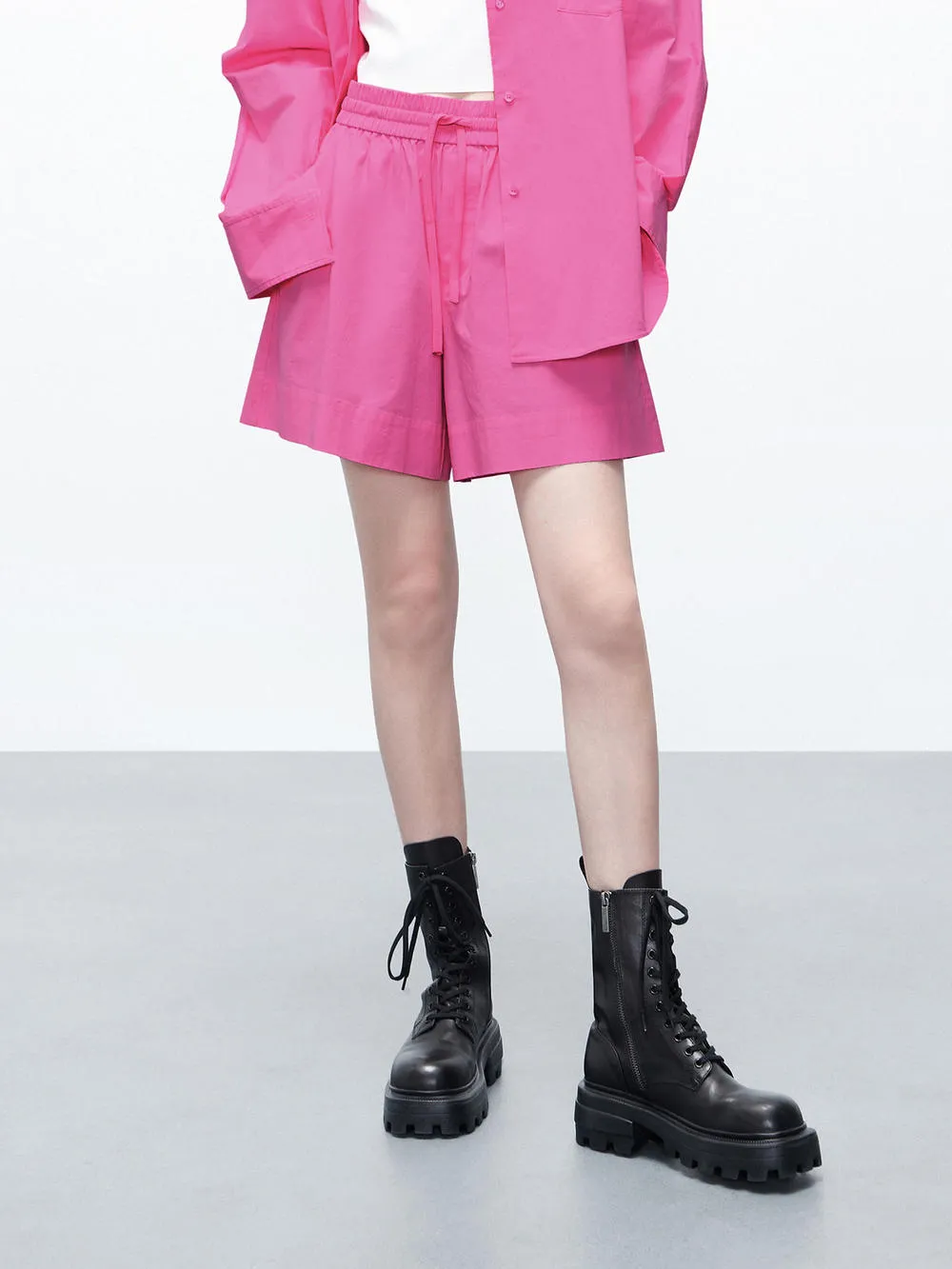 Drawstring Detail Shorts