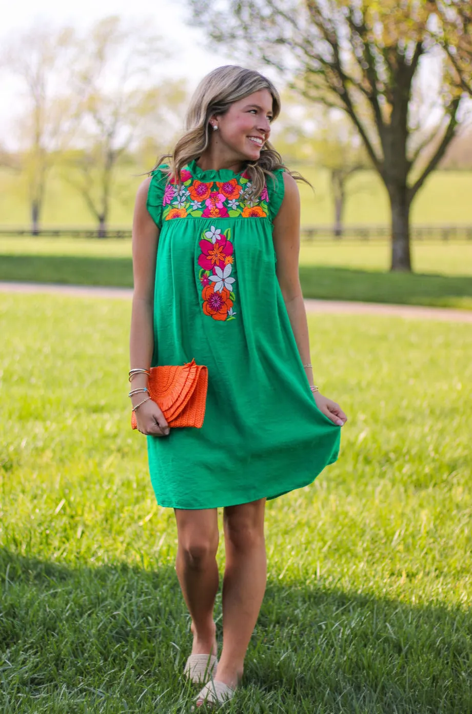 Green Garden Dress