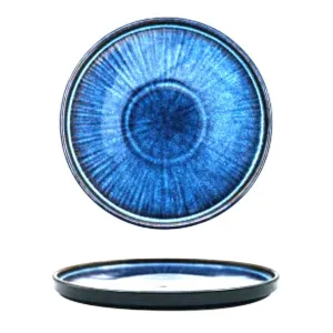 Handmade Blue Plate Sets - 25.5cm (4 Pcs Set)