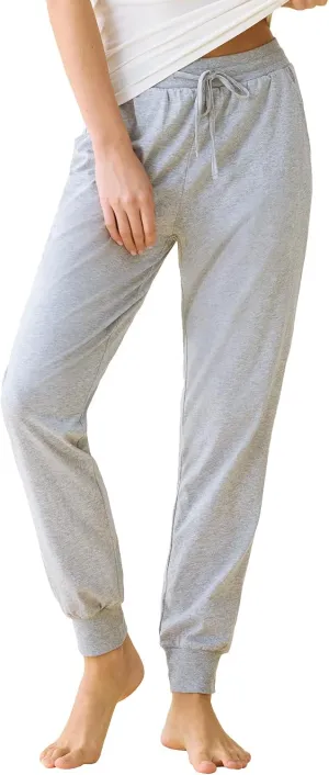 Latuza Women's Cotton Pajama Joggers Knit Lounge Pants