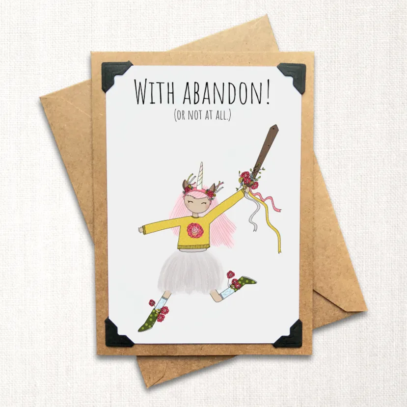 Rather Puckish Greeting Card - Many Styles