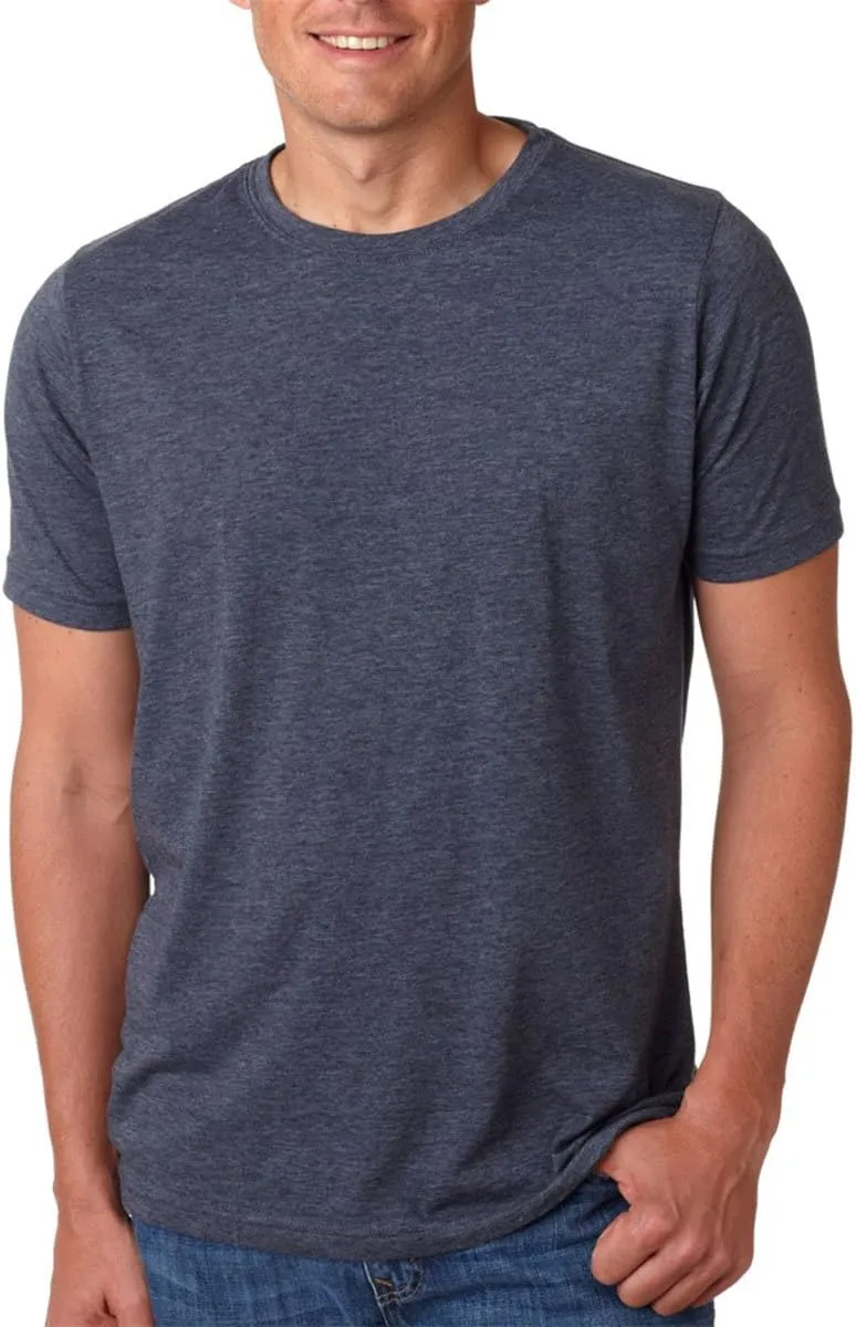 The Next Level Mens Triblend Long-Sleeve Henley (6072)