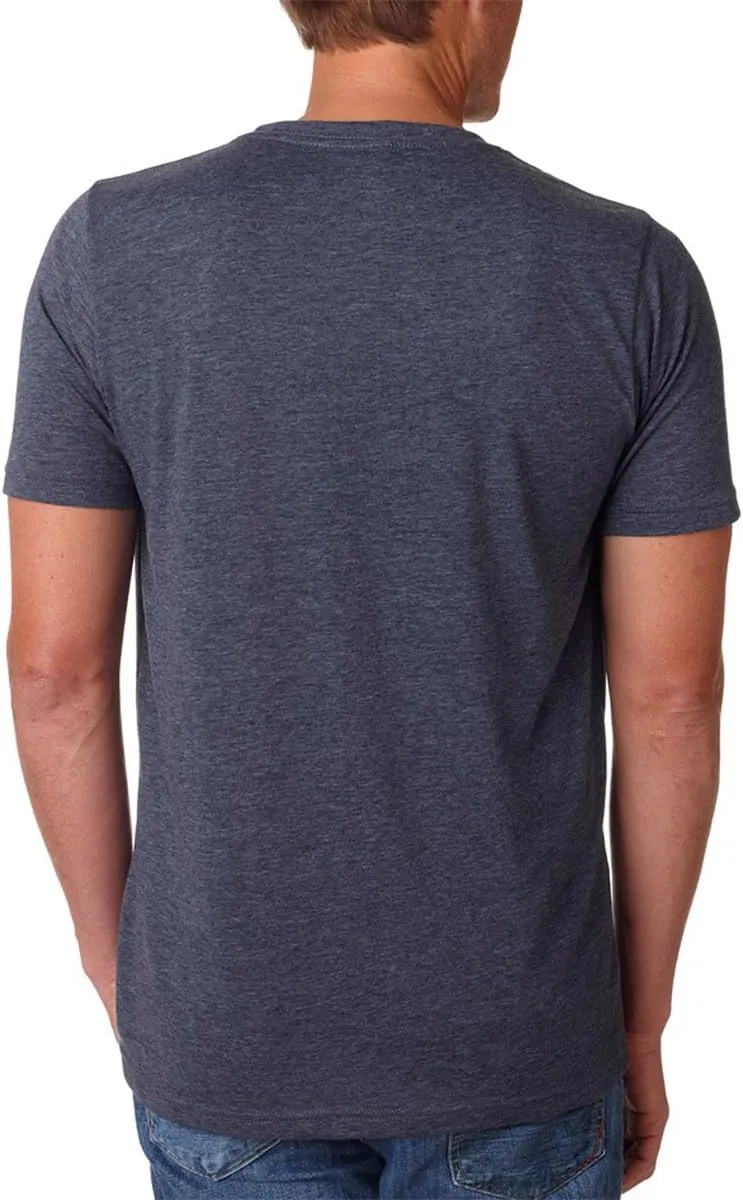 The Next Level Mens Triblend Long-Sleeve Henley (6072)