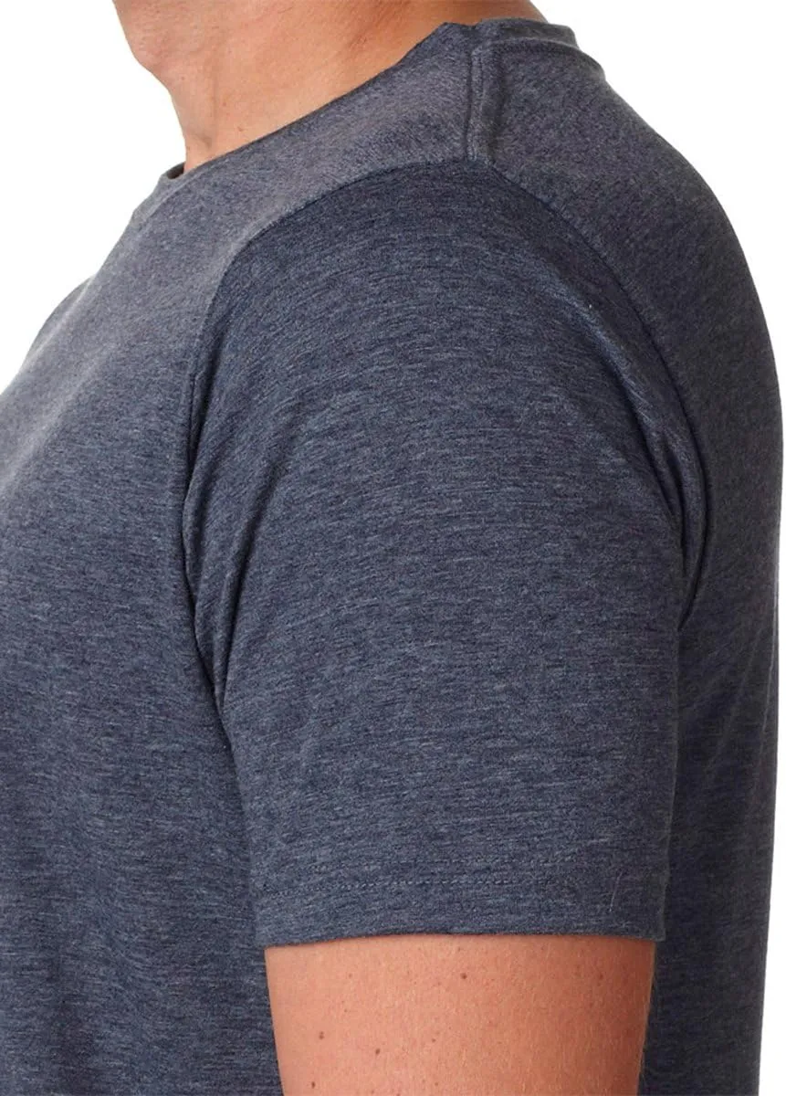 The Next Level Mens Triblend Long-Sleeve Henley (6072)