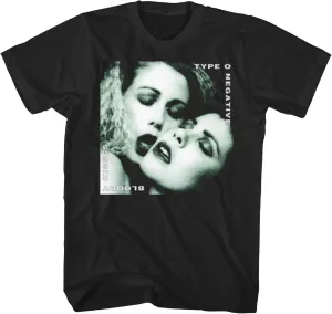 Type O Negative Bloody Kisses Adult Black Short Sleeve T Shirt Metal Band Graphic Tees
