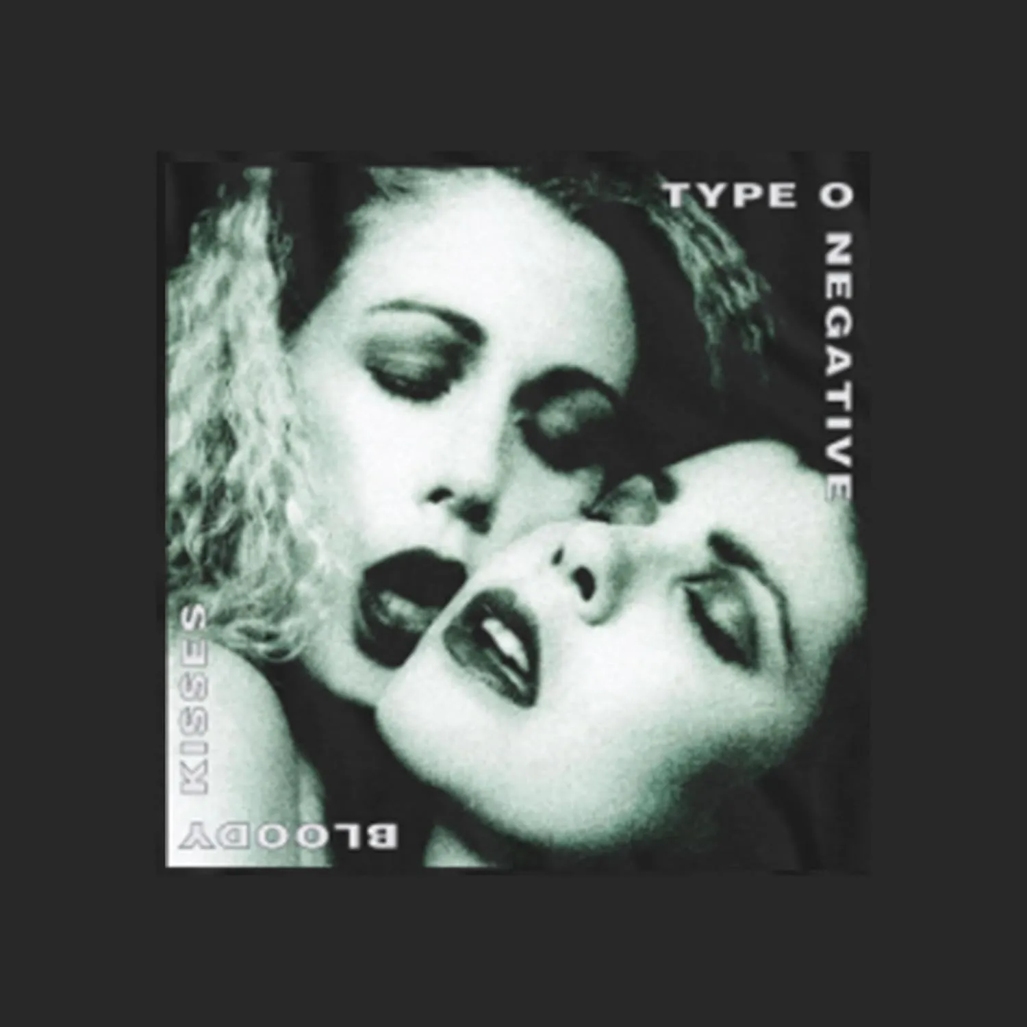 Type O Negative Bloody Kisses Adult Black Short Sleeve T Shirt Metal Band Graphic Tees
