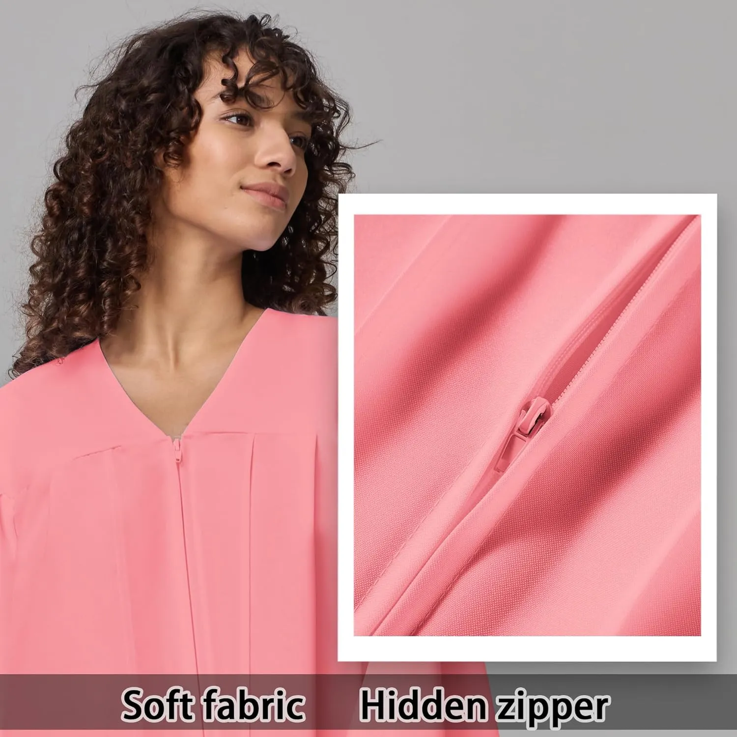 Unisex Matte Graduation Gown for High School,Choir Robes for Church, Judge Robes Costume 12 Colors