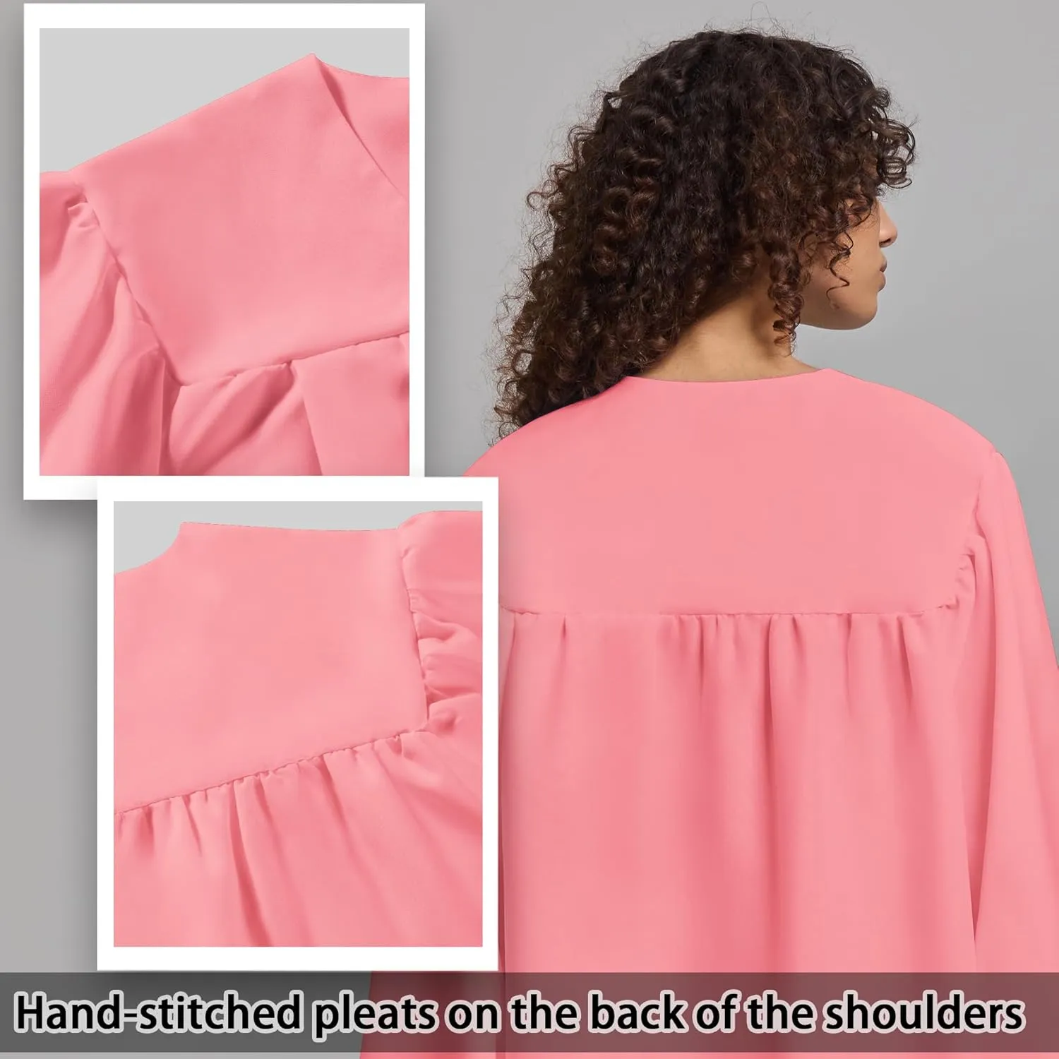 Unisex Matte Graduation Gown for High School,Choir Robes for Church, Judge Robes Costume 12 Colors