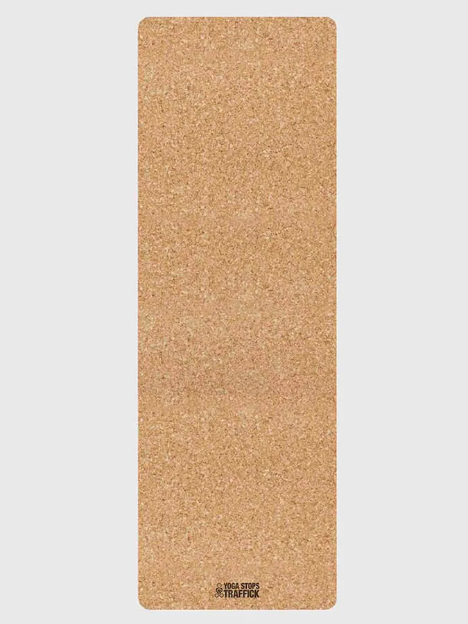 Yoga Stops Traffick Cork Yoga Mat 4mm