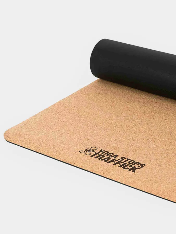 Yoga Stops Traffick Cork Yoga Mat 4mm