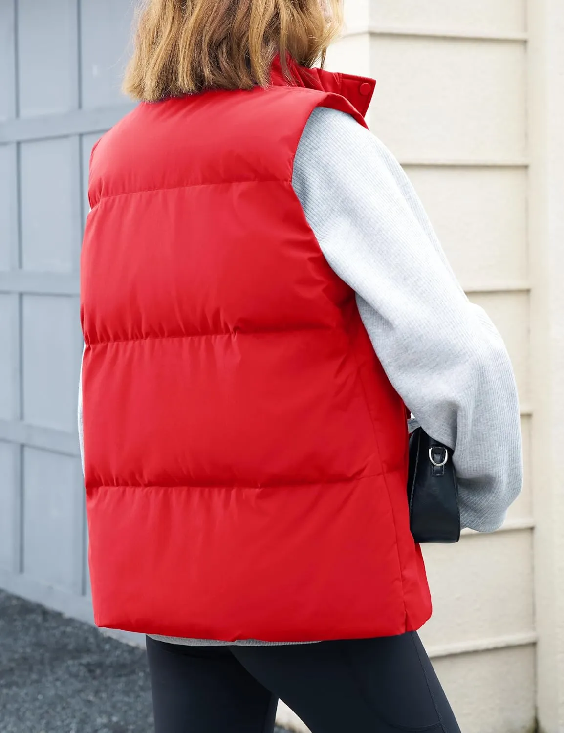 YUCOLEN Down Puffer Vest for Women Lightweight Warm Sleeveless Puffer Jacket 2024 Women Winter Trendy Puffy Vests